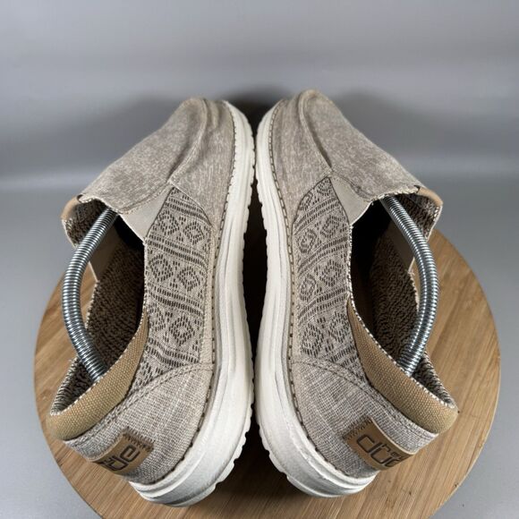 S Hey Dude Thad Mayan Slip on Loafer Sneakers Mens Size 13 Mayan Beige - Picture 5 of 8